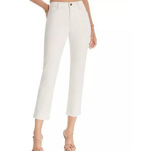 Frame Size 27 Winter White Le High Straight Crop Denim Jeans